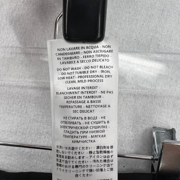 ALEXANDER MCQUEEN Pants Womens 4 Black Cropped Flare Split Hem Lace Up Calf - Picture 13 of 16